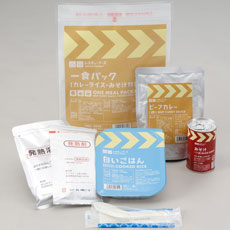 レスキューフーズ 一食パック カレーライス みそ汁付き